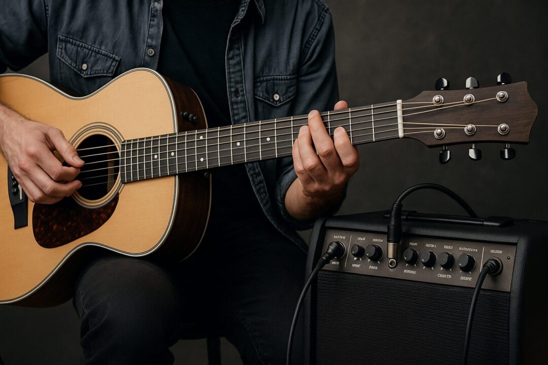 gitaarversterker gebruiken voor akoestische gitaar